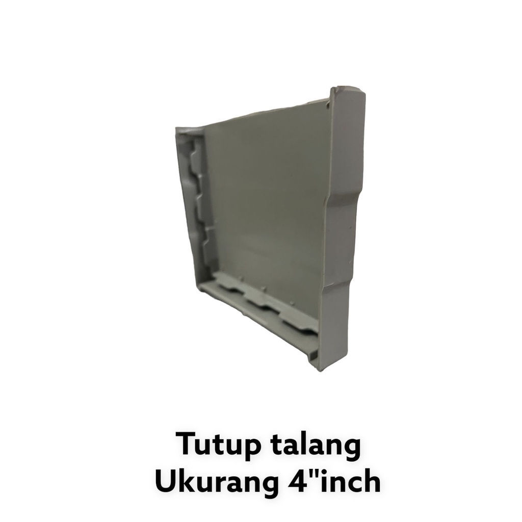 TUTUP TALANG AIR 4" PVC/TUTUP TALANG KOTAK 4 INCH