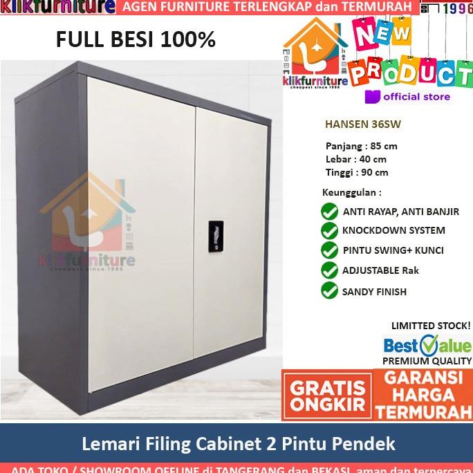

Lemari Arsip Pendek Filing Cabinet Besi Pendek Hansen 36Sw