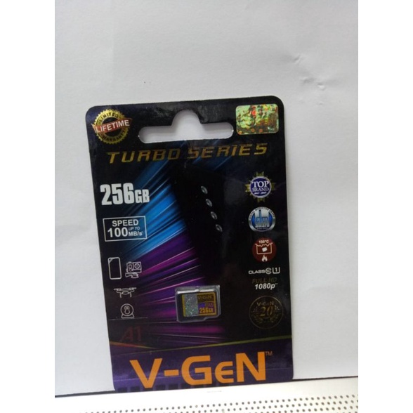 MEMORY 256gb VGEN CLASS 10 MEMORI VGEN TURBO