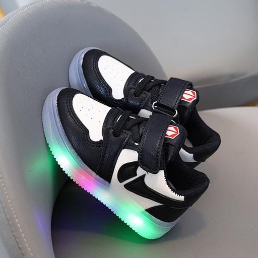 [Tokobig] Jeje LED Sepatu Anak Sport Sneaker Anak Ukuran 21-30 Usia 1-5 Tahun