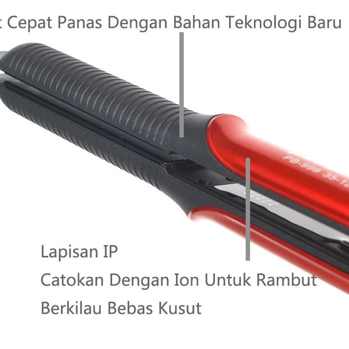 Promo banting--COD Padabanic pengering rambut Catokan Rambut Catok Rambut 2in1 lucu penjepit rambut