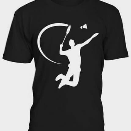 KAOS BIG SIZE XXXL (3XL) BADMINTON 1 , ( Free Custom )