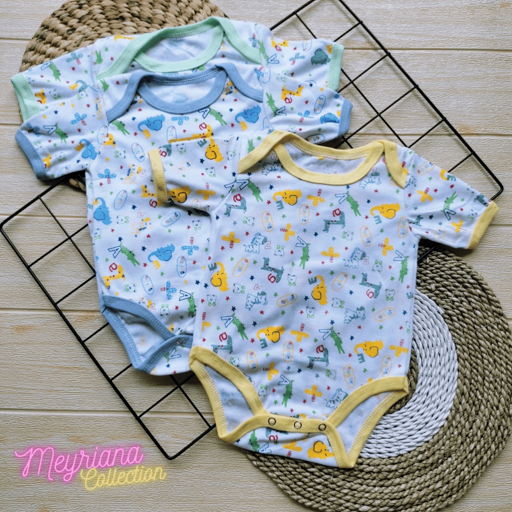 Promo - 3 PCS Baju Bayi Jumper Bayi Baru Lahir Special Quality SNI