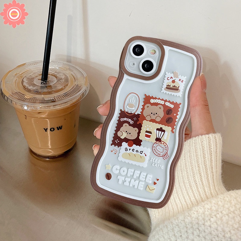 Casing Softcase TPU Redmi 10 9T 9C NFC 9A 10A Redmi Note 10 11 10s 11s Note 9 8 11s 10 Pro Max Plus Motif Kartun Beruang