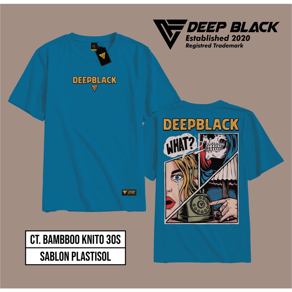 DEEPBLACK KAOS ORI CATTON BAMBOO 30S LIMITED EDISION