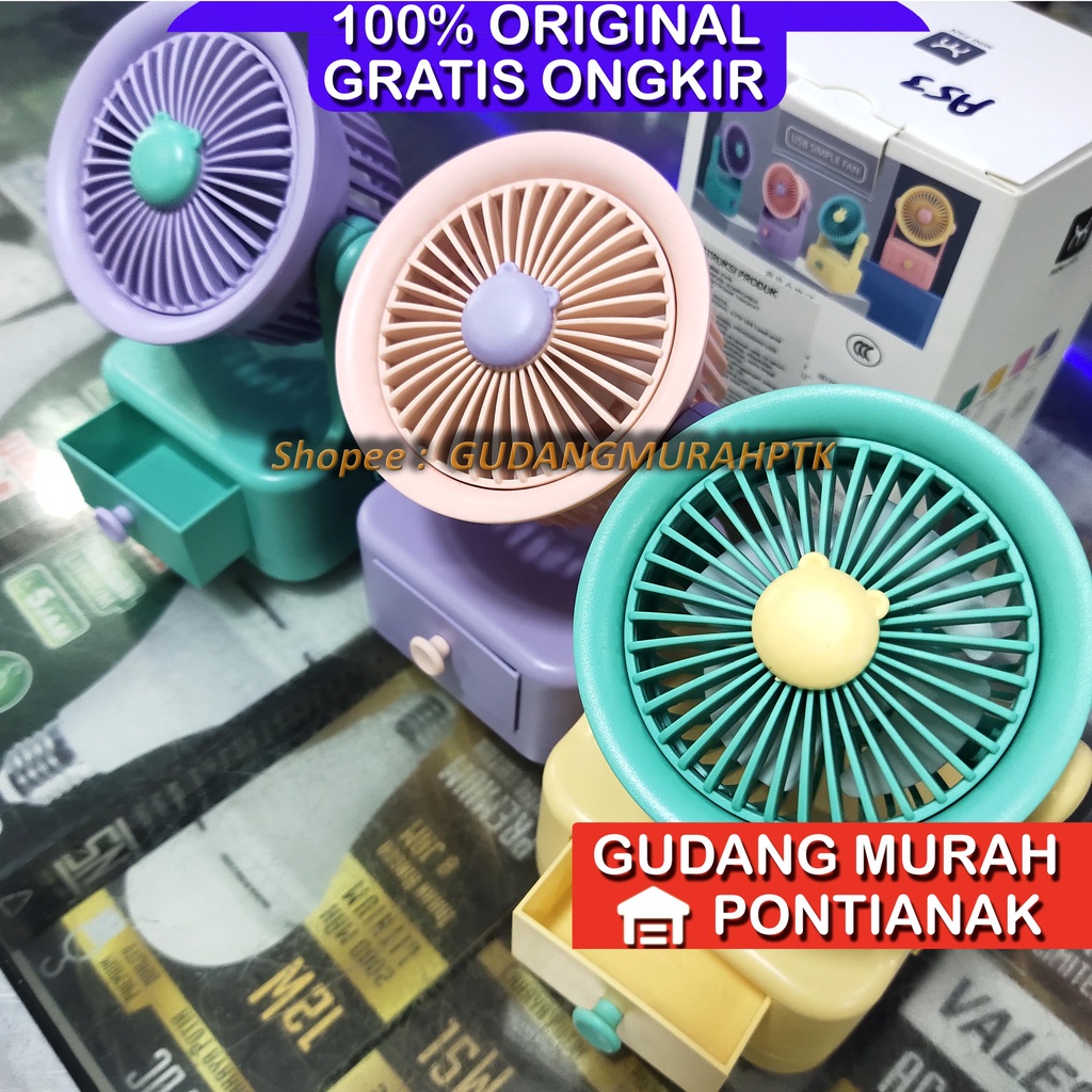 Kipas Charge Portable Unik Ada RAK Model Tower Bisa Bawa Bawa pakai cas Minifan Praktis Angin Kuat dan Tahan Lama