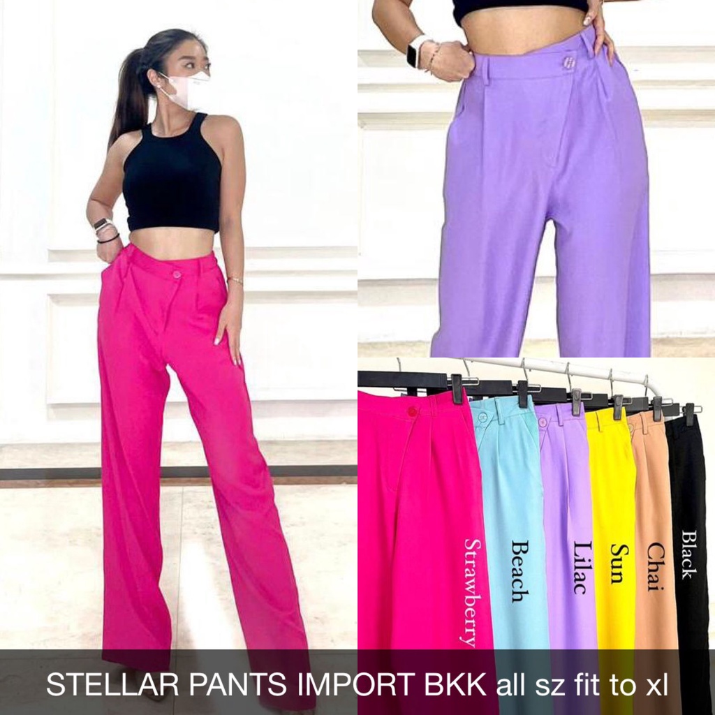 CELANA PANJANG WANITA STELLAR PANTS IMPORT BANGKOK-SYSCLOTHIER