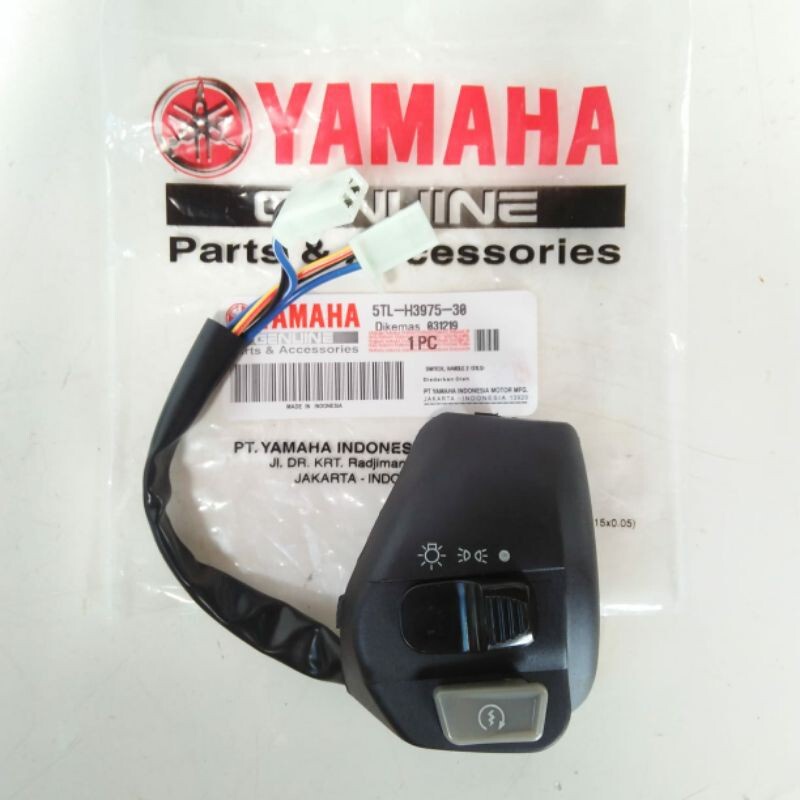 Saklar Kanan Tombol Switch Stater Starter Lampu Handle Mio J Soul GT 115 Xeon Jupiter MX Z 54P 5TL