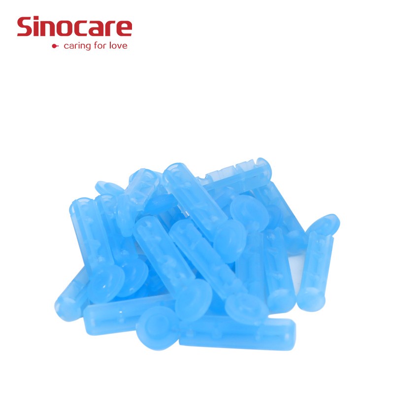 BLOOD LANCET SINOCARE 28G AUTOCLICK SINOCARE 28G JARUM PENGAMBILAN DARAH ISI 50 PCS - SINOCARE