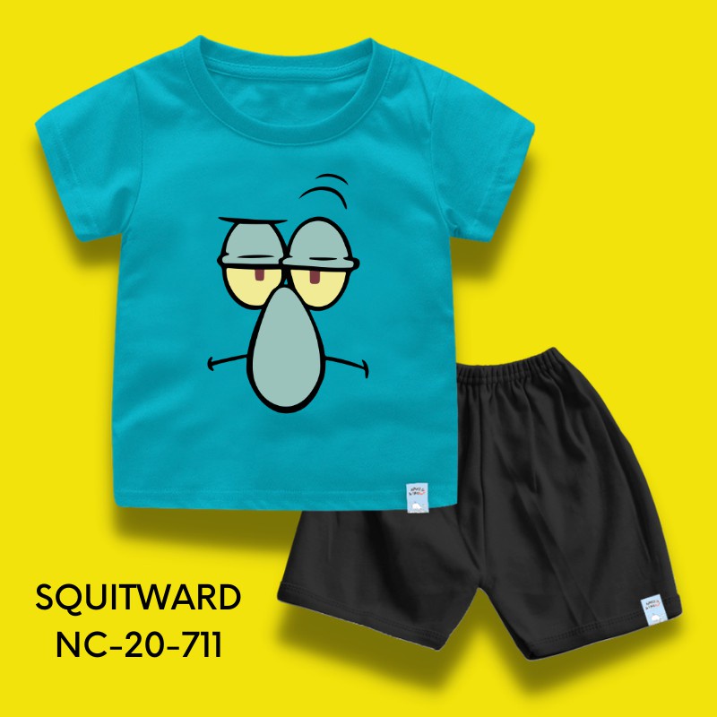 Baju Spongebob Anak Kaos Spongebob Anak Setelan Bayi Dan Anak Spongebob Bahan Katun Combed 30s