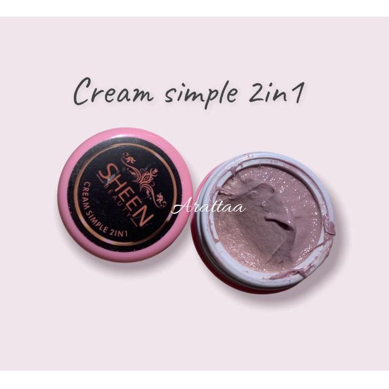 [KODE D4554] SHEEN BEAUTY ORIGINAL || cream simple 2 in 1 (krim siang malam)