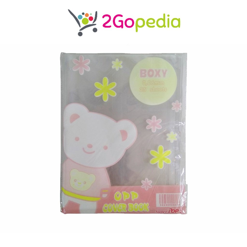 

Sampul Plastik Buku Panda Boxy (Isi 25 Lembar) Super Pop1 Grosir Murah Atk
