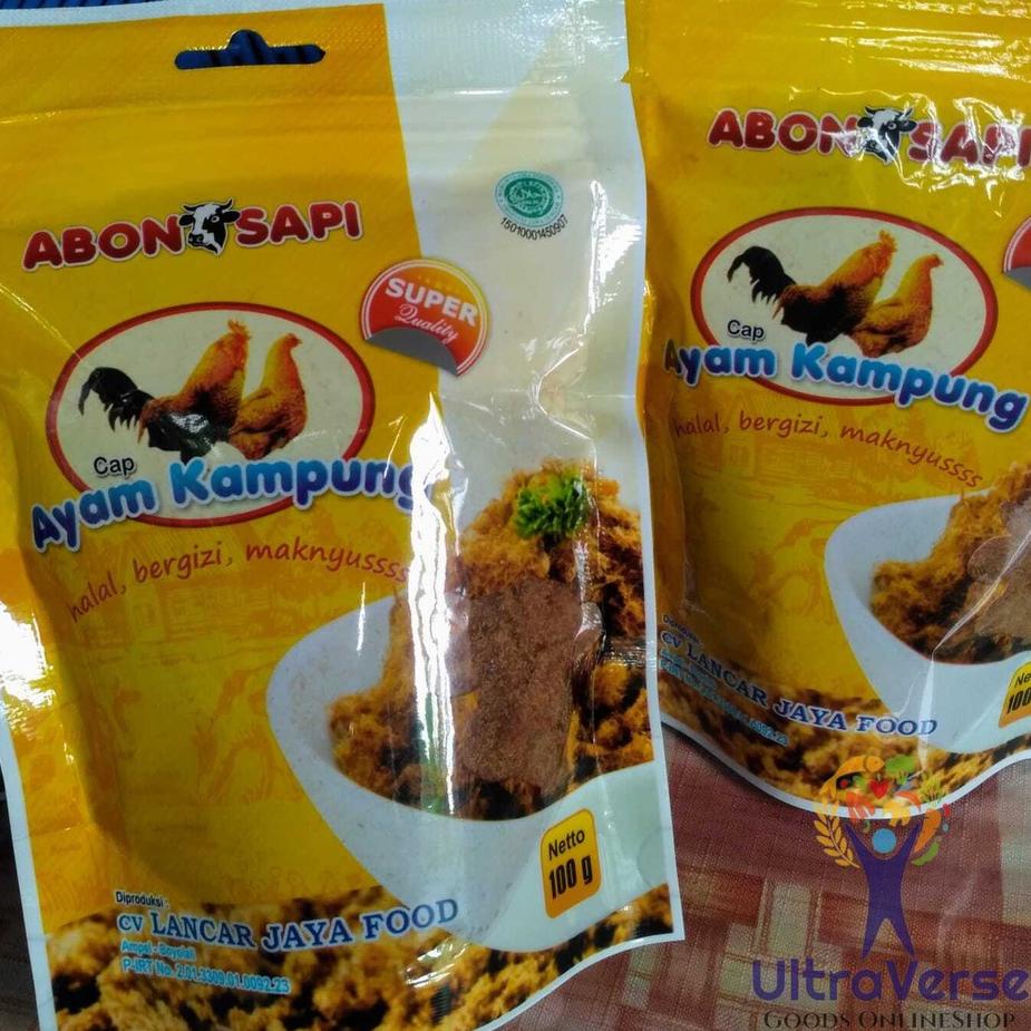 

Bagus Dipakai Abon Sapi cap ayam kampung 100 gr - original & pedas HALAL Abon Sapi Asli Enak Premium 44F.