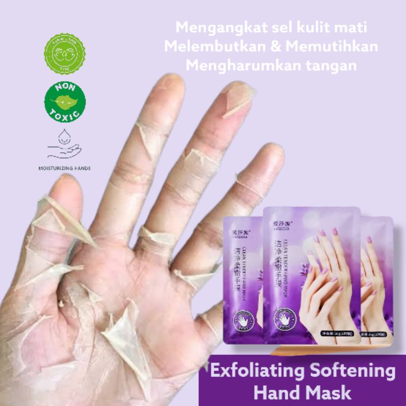 Hand Mask Exfoliating Peel Off / Masker Tangan Pengelupas Kulit Mati