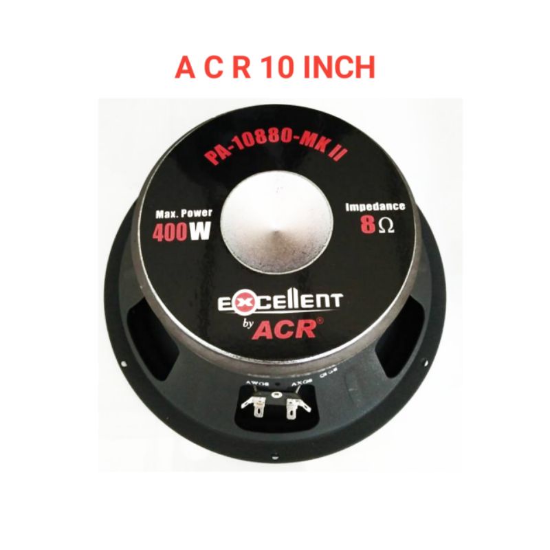 Speaker 10 inch ACR Excellent PA 10880 MKII, speaker 400 watt