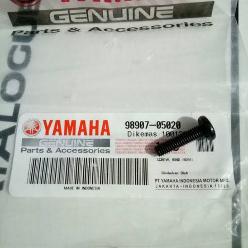 Baut visor yamaha Vixion NVL NVA original Satuan
