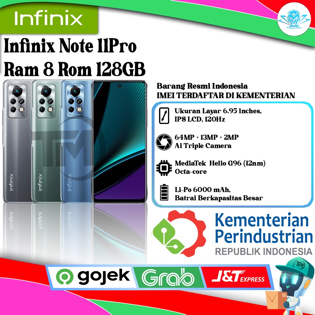 Infinix Note 11 Pro Ram 8 Rom 128GB