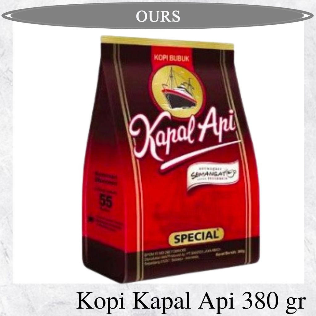 

Kopi Kapal Api 380 gram SPESIAL OURSHOPNOW