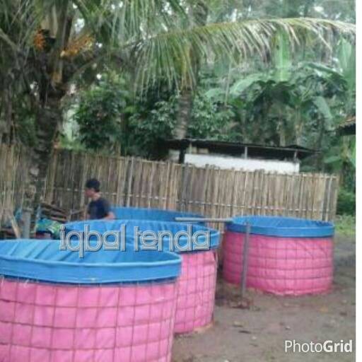 

Premium Kolam Terpal Bulat D.1.7 T 1.2. Orchid