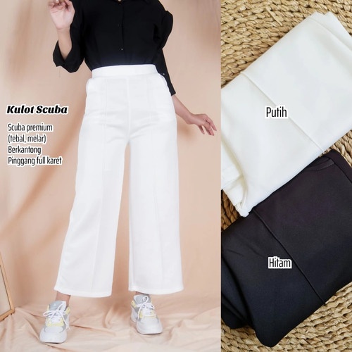 CELANA KULOT SCUBA / KULOT SCUBA / PANTS SCUBA / CELANA KULOT / KULOT PANTS / KULOT PANJANG