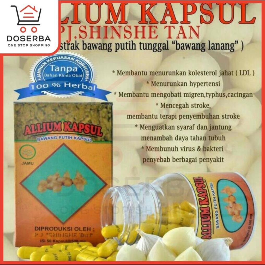 ALLIUM KAPSUL BAWANG PUTIH TUNGGAL ORIGINAL