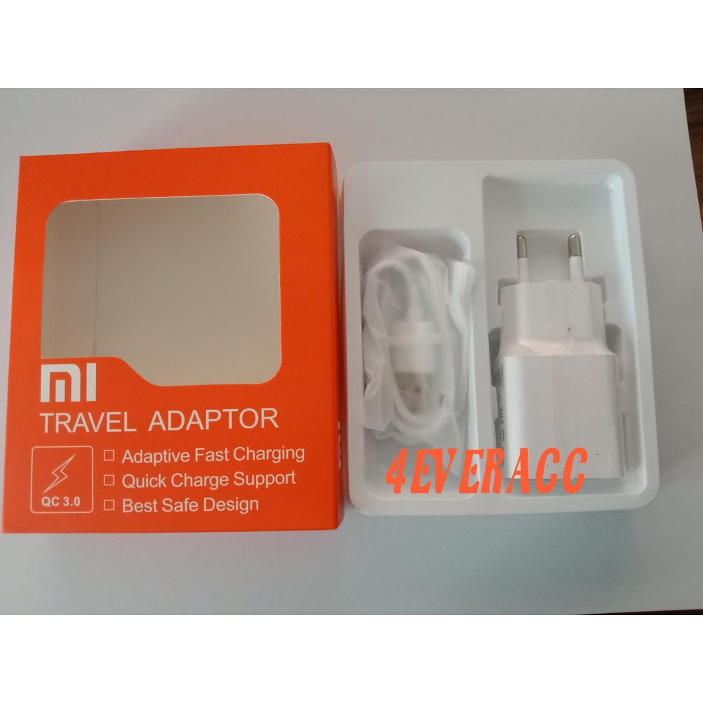 CHARGER XIAOMI ORIGINAL FAST CHARGING QC 3.0 5V 2.5A / 9V 2A FAST 18W