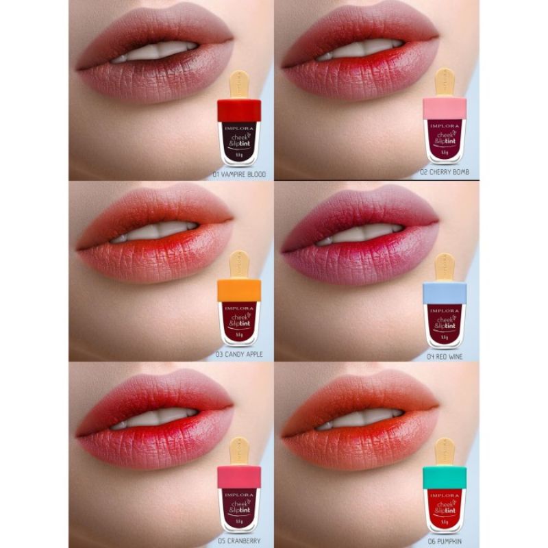 (BPOM) COD IMPLORA CHEEK AND LIP TINT ORIGINAL LIP TINT PEMERAH BIBIR