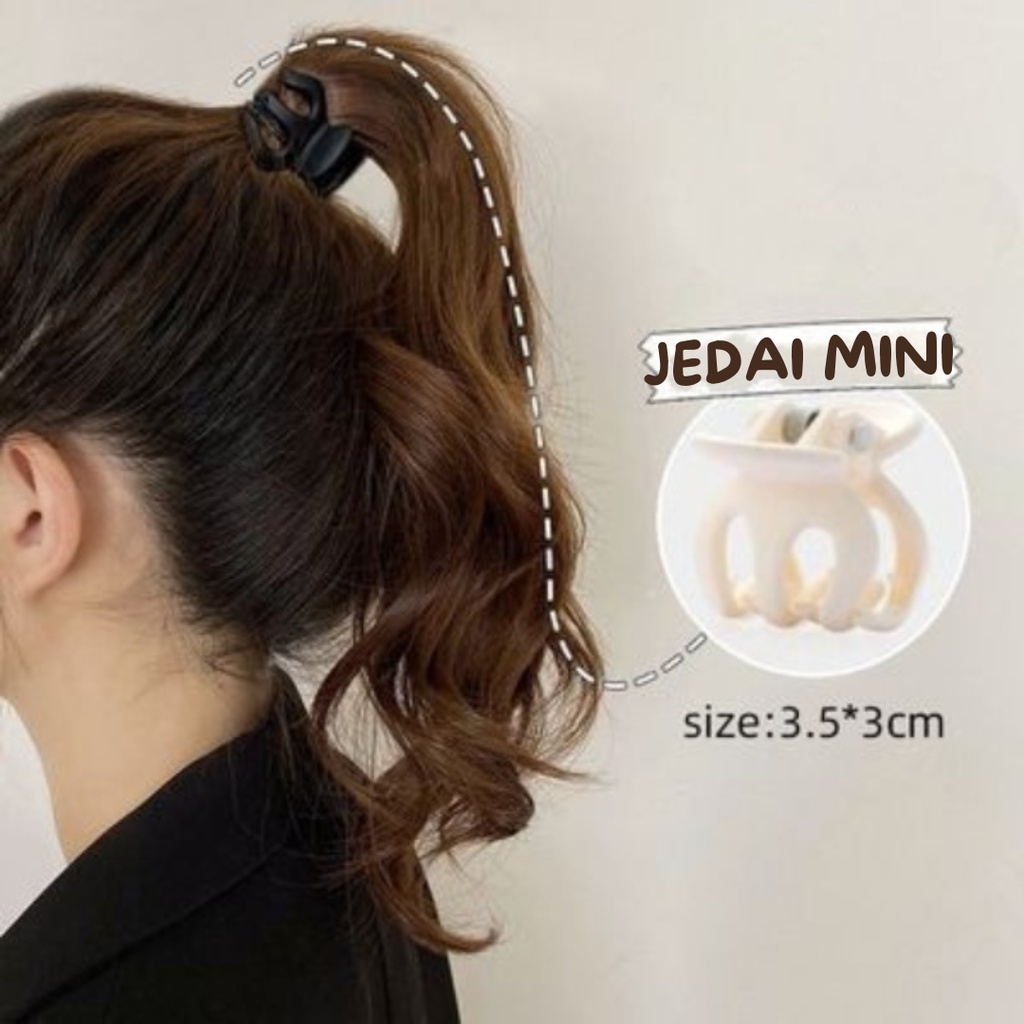 JY Jedai Rambut Kim Ji-soo Jepit Rambut Poni Mini Wanita Korea Kotak Isi 10 Pcs Jepit Rambut Lucu Import