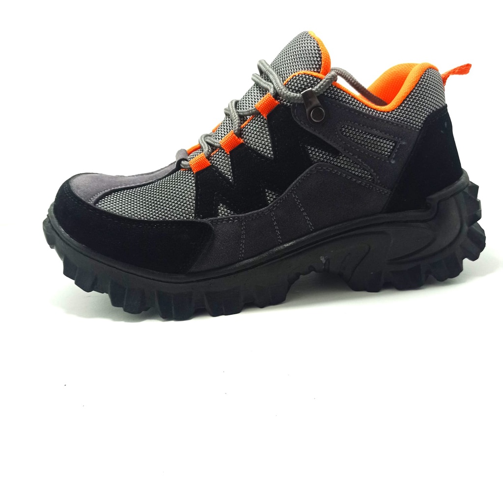 Alvarisstuff Cyber - Sepatu Safety Boots Pria Ujung Besi