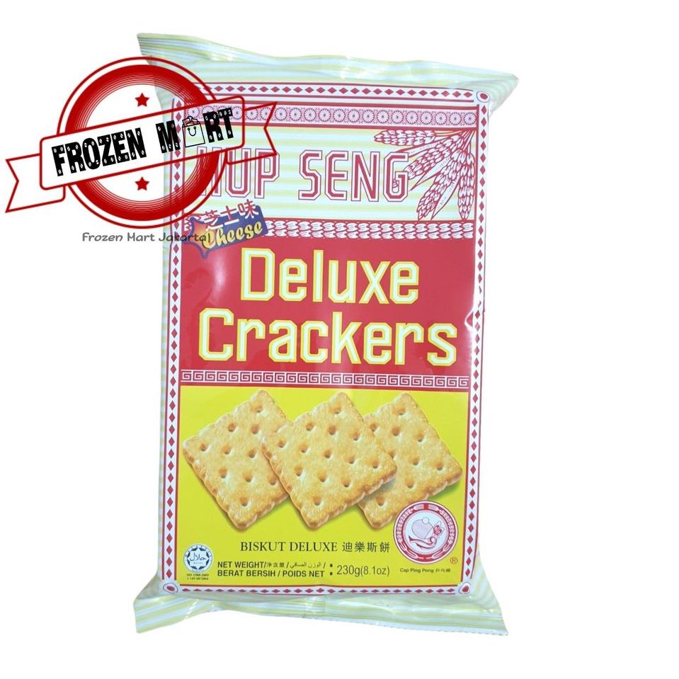 

Star 10.10 HUP SENG Cheese Crackers 230 Gr / Hupseng Keju / Hupseng Biscuit buruan