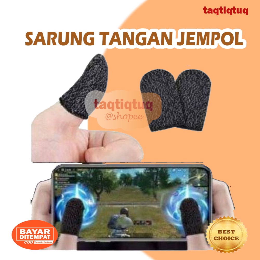 Sarung Tangan Game Anti Keringat Sarung Tangan Jempol GAMING Magic Gloves PUBG Glove Sarung Jempol T