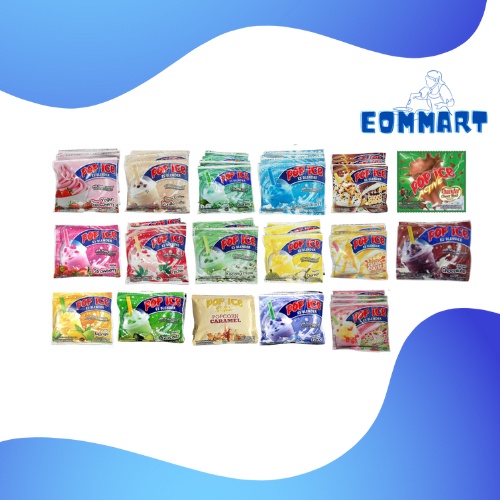 

Pop Ice All Flavour Renceng 10 Sachet