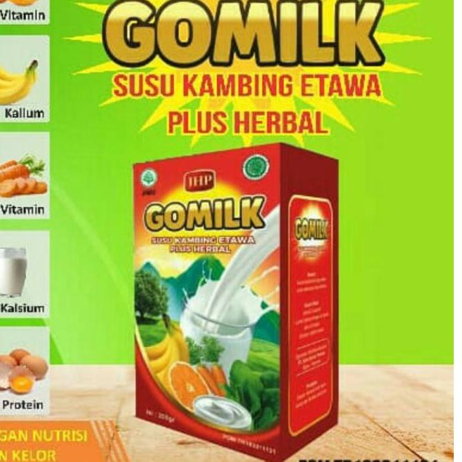 

COD✔️GOMILK SUSU KAMBING ETAWA PLUS isi 5 pack (Coklat,Original, Stroberi) 100% ASLI Gratis ongkir 10 rb|RA9