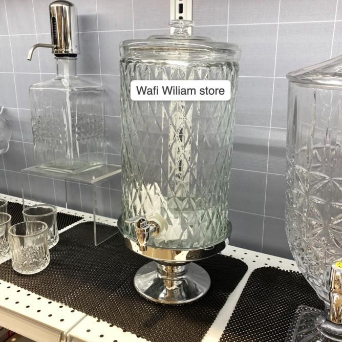 Delicia Dispenser Pineapple Kaca Jus Juice 8 Liter / Beverage Glass