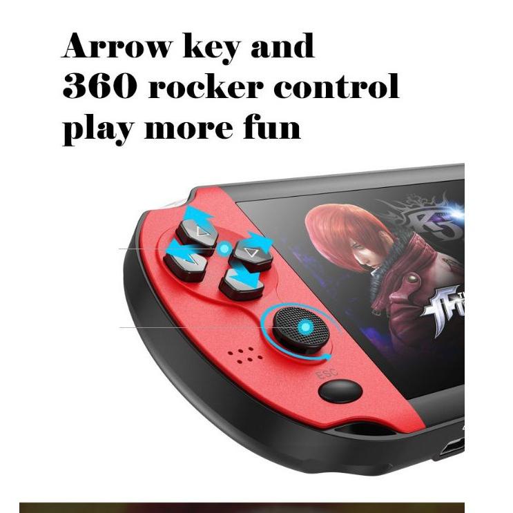 Hot Sale Gameboy advance X7 screen besar 4.3" retro game built in 1000 games