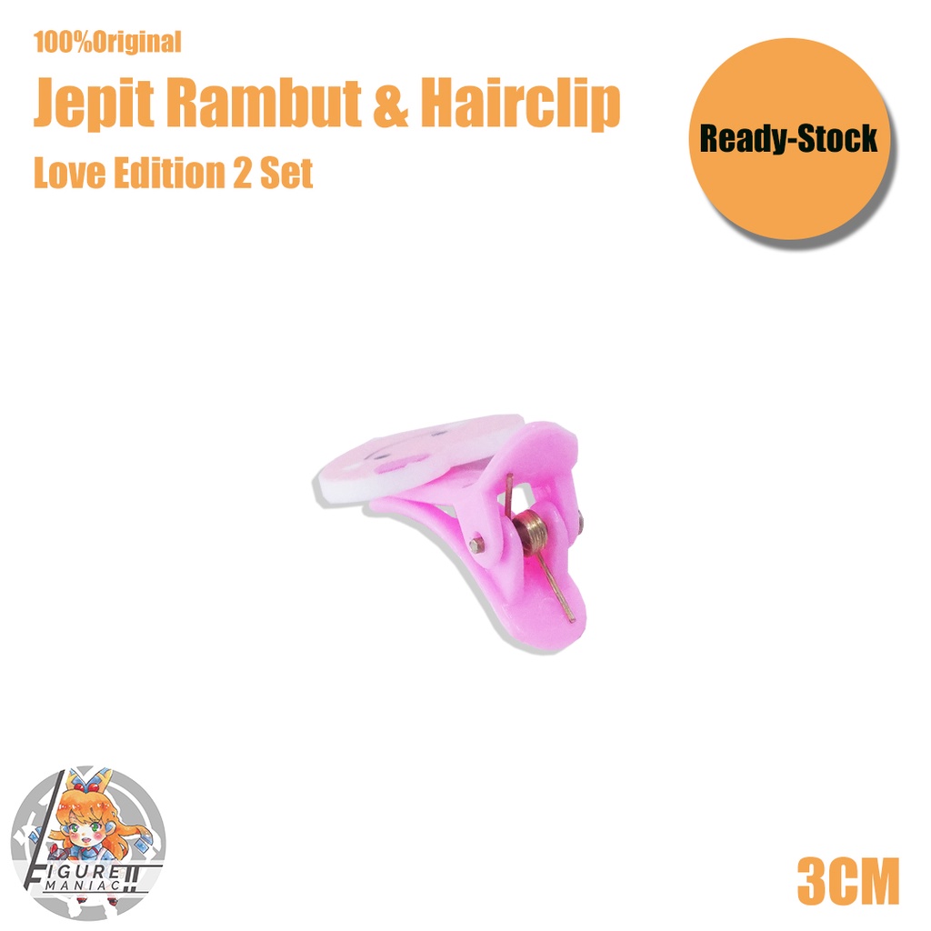 Jepit &amp; Kuncir Rambut Anak - Fruity Edition 3 Cm isi 4 Pcs