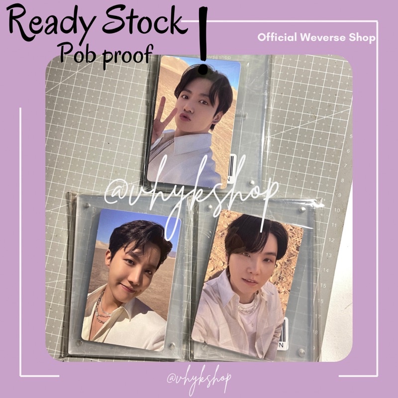 Jual Ready Bts Proof Photocard Pc Pob Weverse Jungkook Suga Jhope