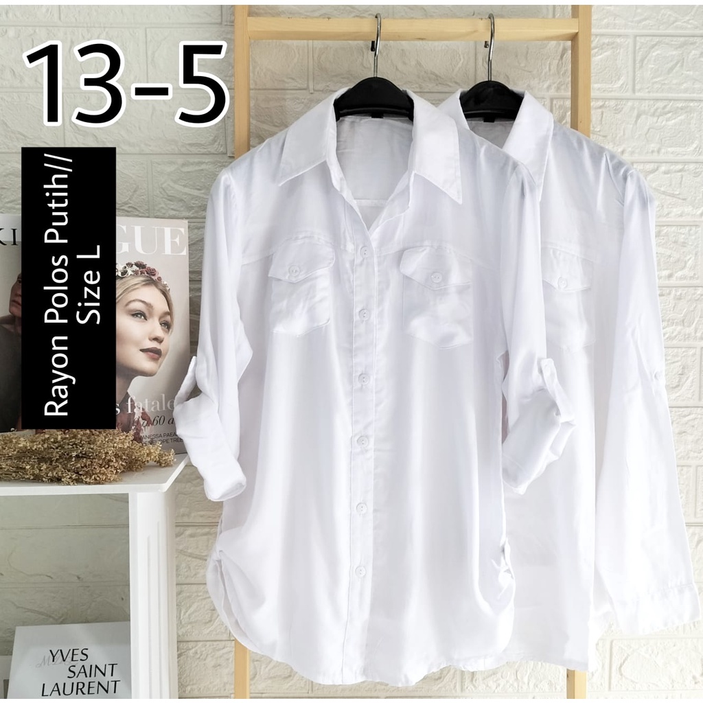 KEMEJA WANITA KEMEJA PUTIH WANITA KEMEJA HITAM PUTIH WANITA KEMEJA POLOS WANITA KEMEJA KERJA PUTIH P