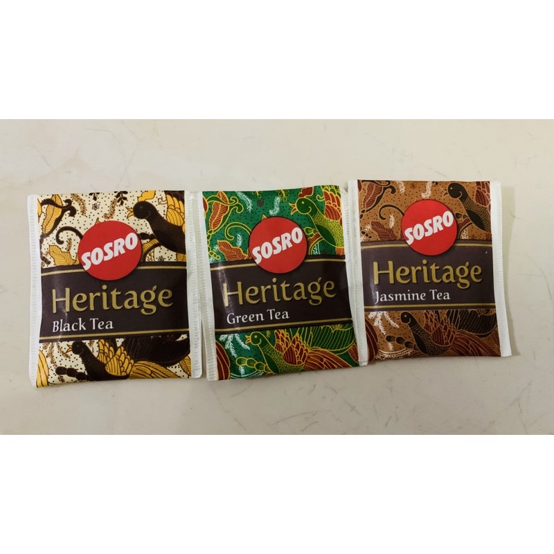 

Sosro Heritage Teh Jasmine - Green - Black Tea per Sachet