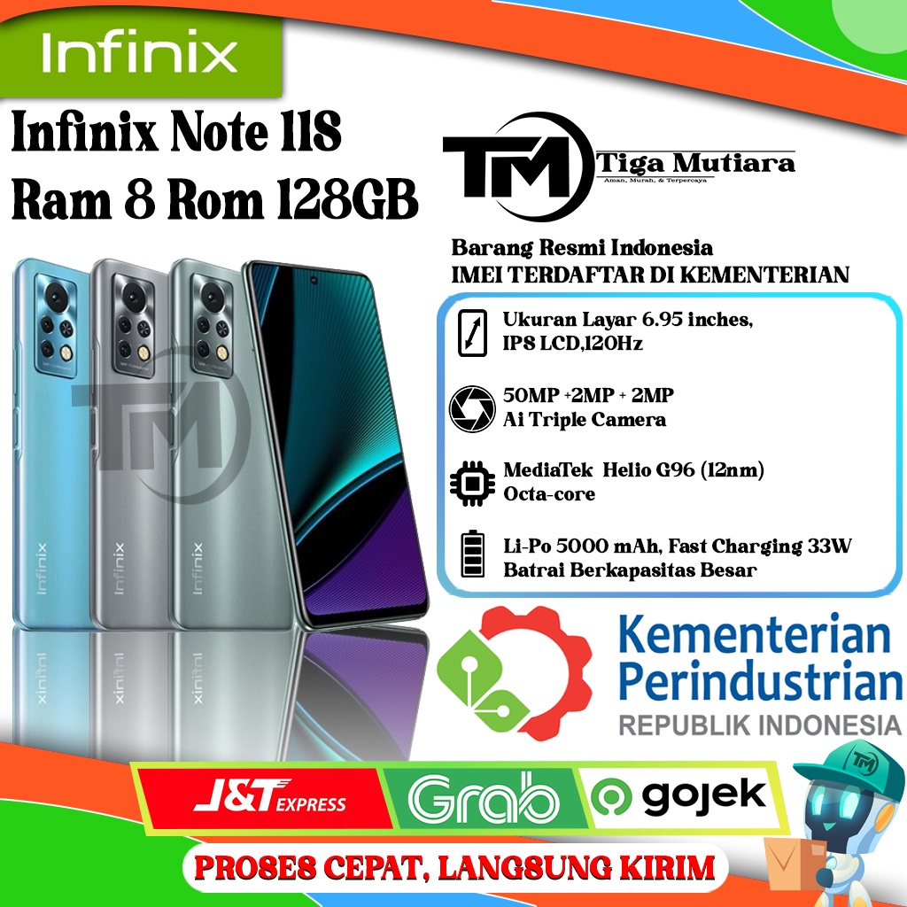 Infinix Note 11s Ram 8 Rom 128GB