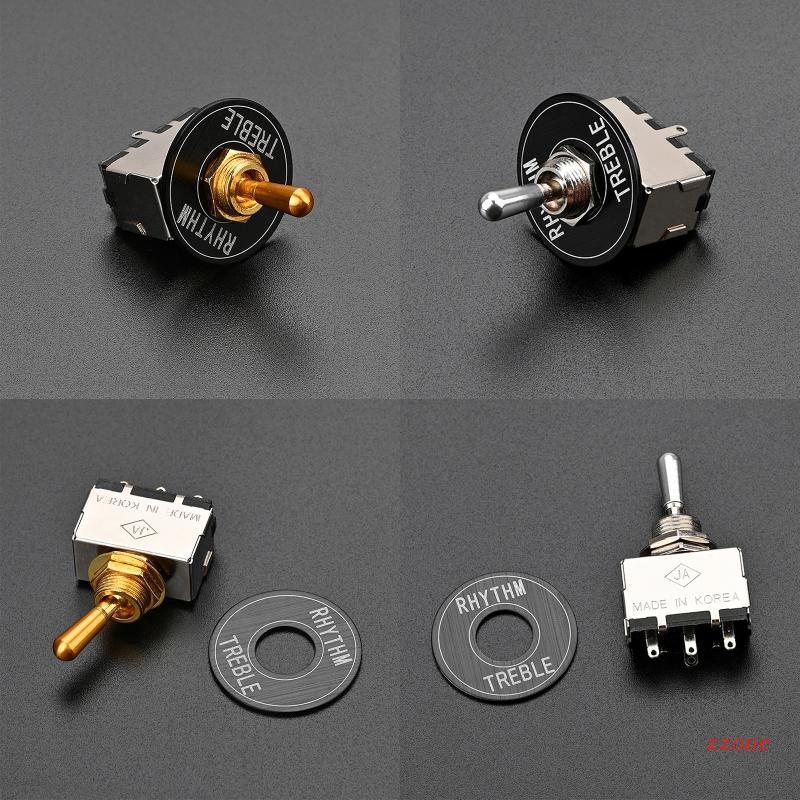 Toggle Switch 3 Arah Dengan Knob Metal Untuk Gitar Elektrik