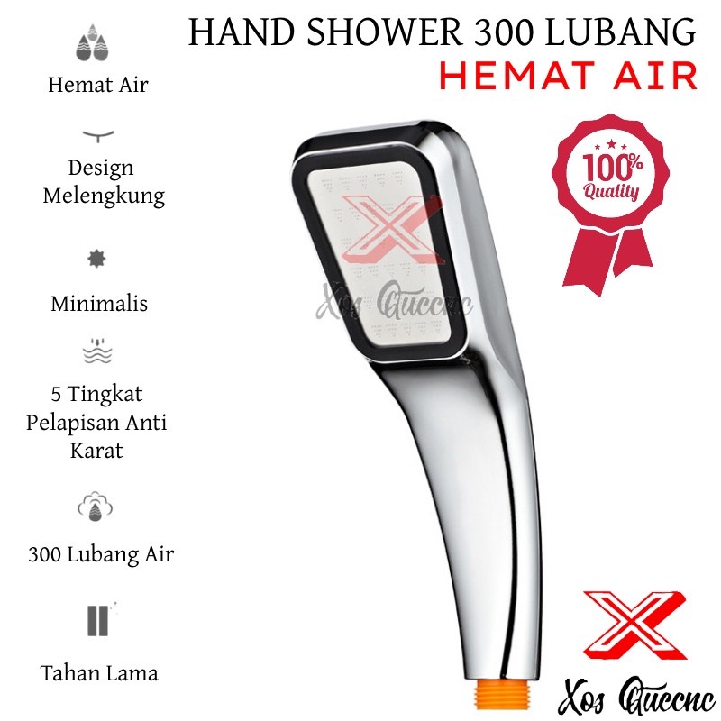 [XOQ] KEPALA SHOWER MANDI 300 LUBANG / PANCURAN AERATOR SHOWER KEPALA MANDI 300 LUBANG TEKANAN TINGGI