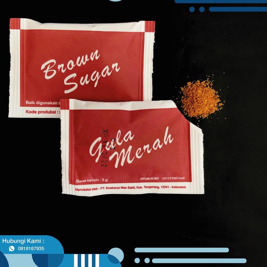

Quality Control✅Gula Merah / Brown Sugar Kemasan Sachet 125pcs TERMURAH / Gula Semut|SQ8