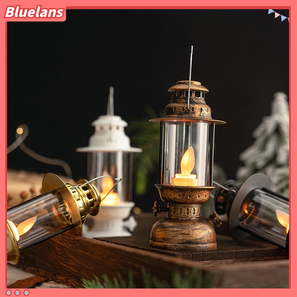 (In Stock) Lampu Gantung LED Bentuk Lilin Bahan Plastik Gaya Retro