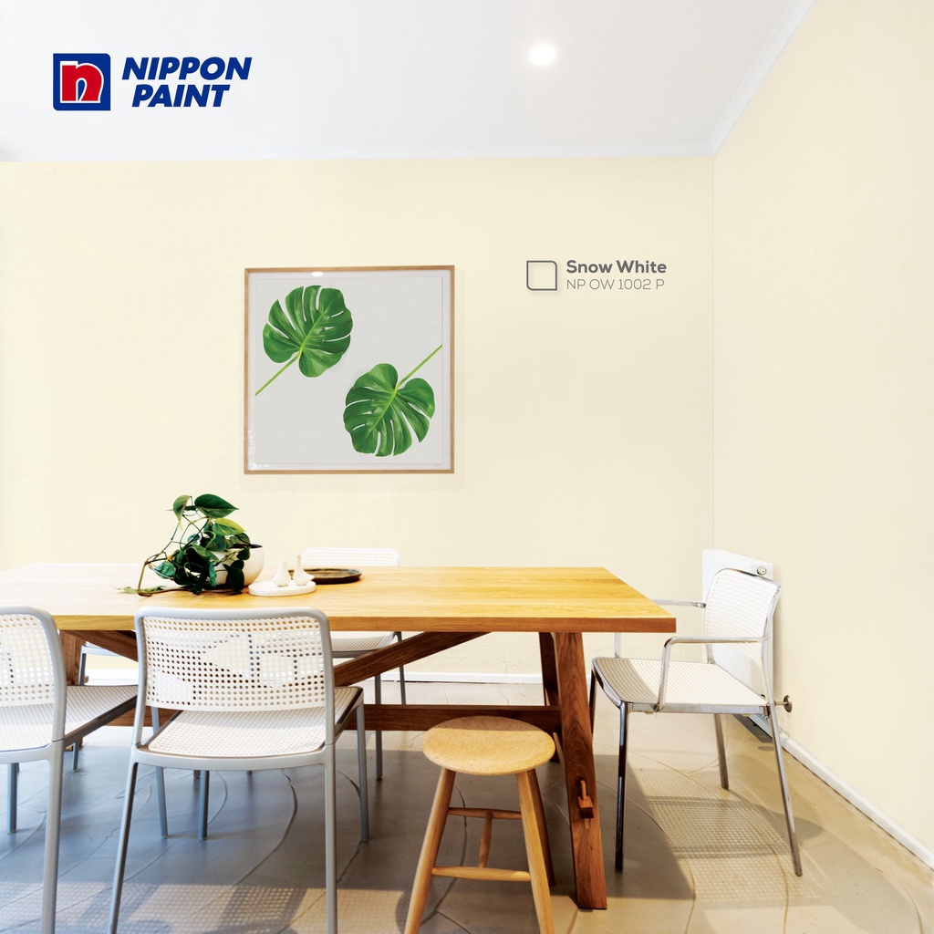 CAT TEMBOK INTERIOR NIPPON PAINT - SNOW WHITE/OW1002P