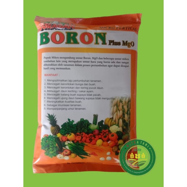 Jual Pupuk Boron Plus Magnesium Juragan 1 Kg Micro Fertilizer Tanaman ...