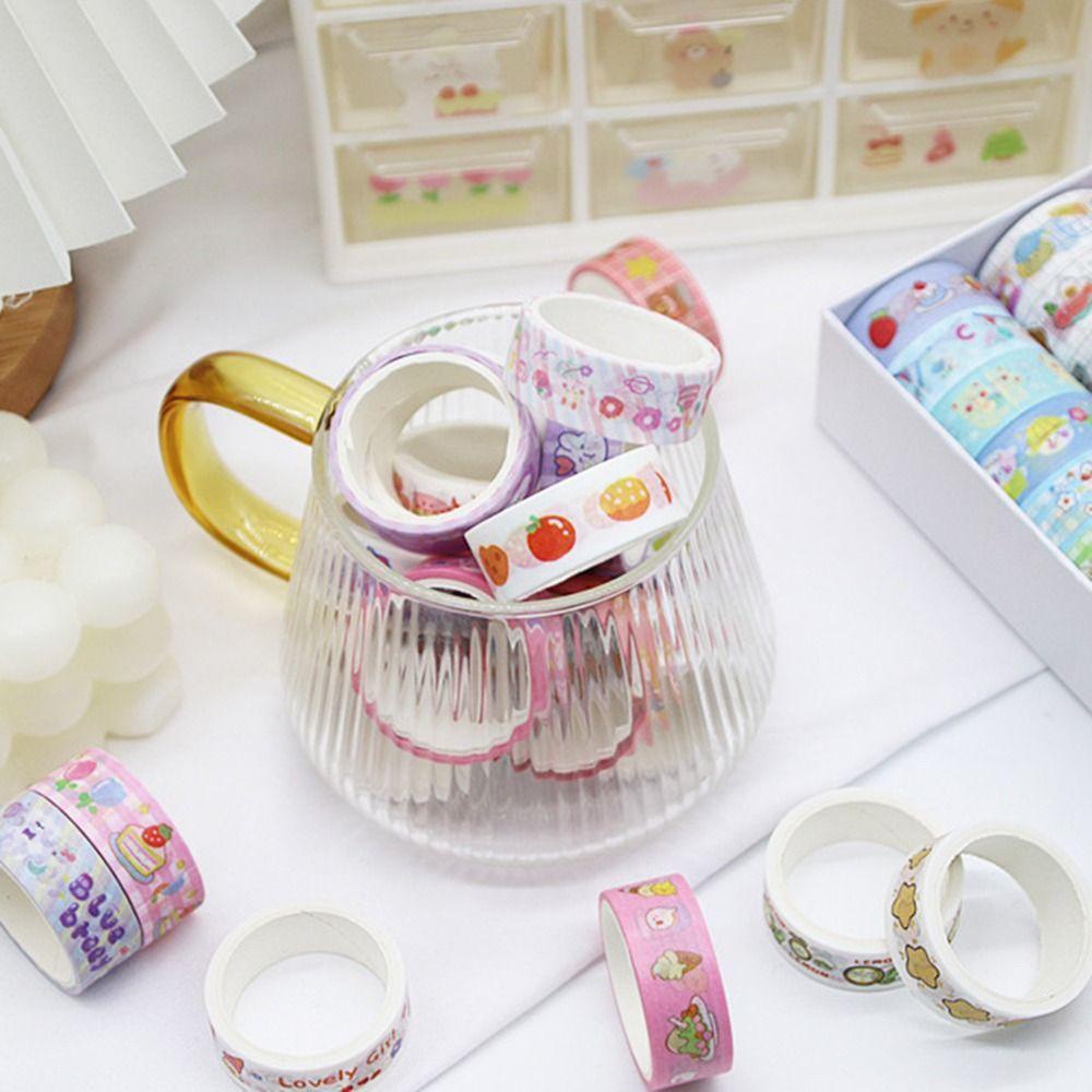 R-flower 60Rolls/Set Washi Tape Sastra Kualitas Tinggi Scrapbooking Gadis Hati Kreatif Alat Tulis INS DIY Bahan