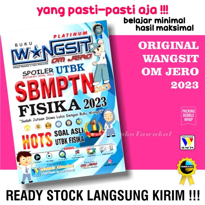 

✨COD✨ Buku Wangsit OM JERO UTBK SBMPTN 2023 / FISIKA Platinum 2023