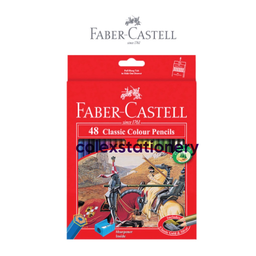 

Pensil Warna / Pensil Warna Kayu Classic Colour Faber Castell 48 Warna