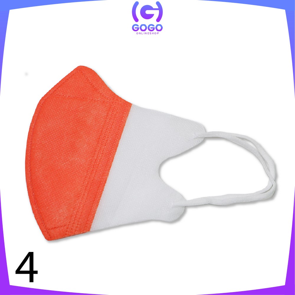 GOGO-C278 Masker Duckbil Warna Isi 50Pcs Masker Earloop 3 Ply Masker Duckbill Dewasa Protective Mask